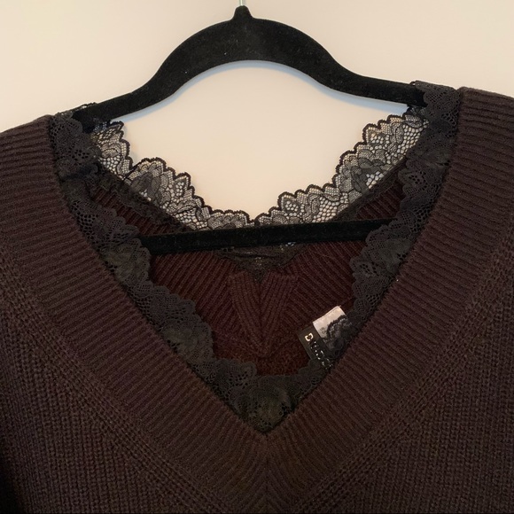 H&M | Lace-trimmed sweater - Picture 4 of 6